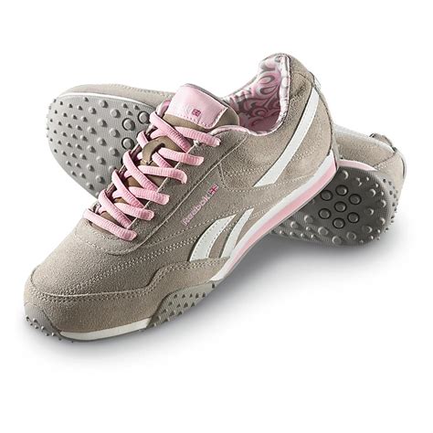 Women's Reebok™ Classic Montevo Athletic Shoes, Gray / White / Pink ...