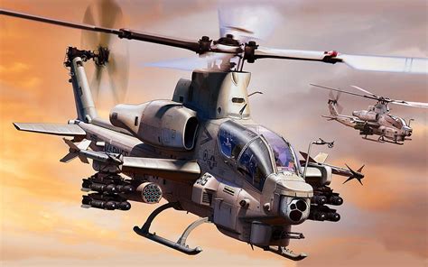 Bell AH-1Z Viper Digital Art by Hai Nguyen Art