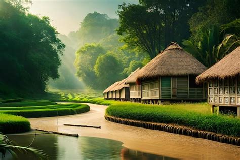 Premium Photo | Village in bangladesh