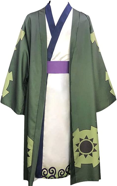 Anime One Piece Roronoa Zoro Cosplay Costume Kimono Robe Outfits | ubicaciondepersonas.cdmx.gob.mx