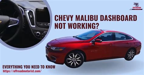 Chevy Malibu Dashboard Not Working? Here's Everything You Need To Know