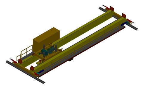 Gantry Girder 3d Design - Cadbull