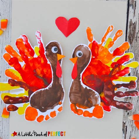 Handprint and Footprint Turkey: An adorable Thanksgiving Craft for Kids ...