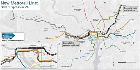 Silver Line Metro Map