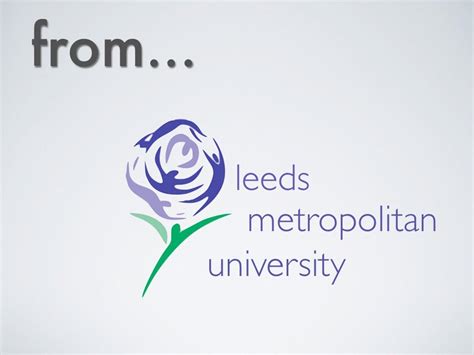 from... leeds metropolitan university