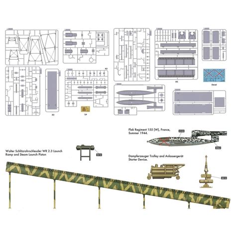 Takom 1/35 V-1 Flying Bomb Launch Site 02152 - RRP £89.99 - Scale Model ...