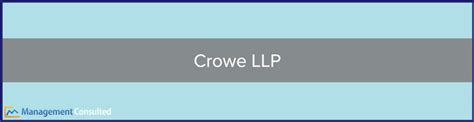 Crowe LLP | Firm Overview & Salary Data