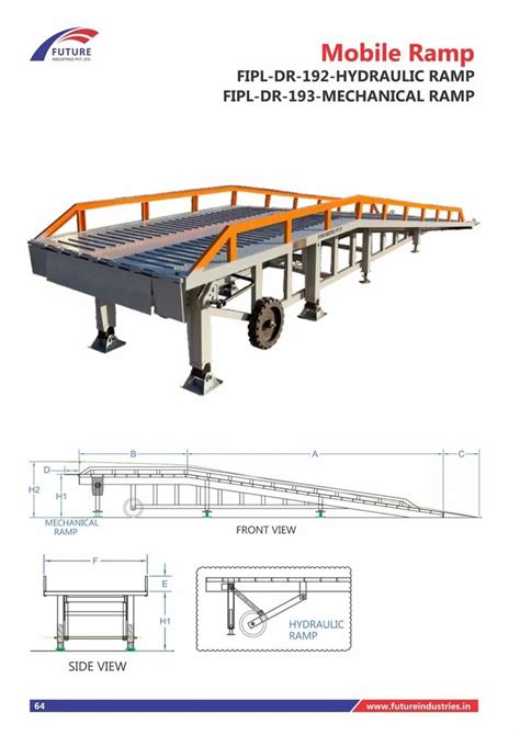 Mild Steel Hydraulic Forklift Ramps Mobile Dock System at Rs 450000 in ...