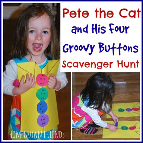 Pete the Cat activities: Pete the Cat and His 4 Groovy Buttons ...