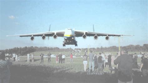 Antonov An-225 Low Landing - YouTube