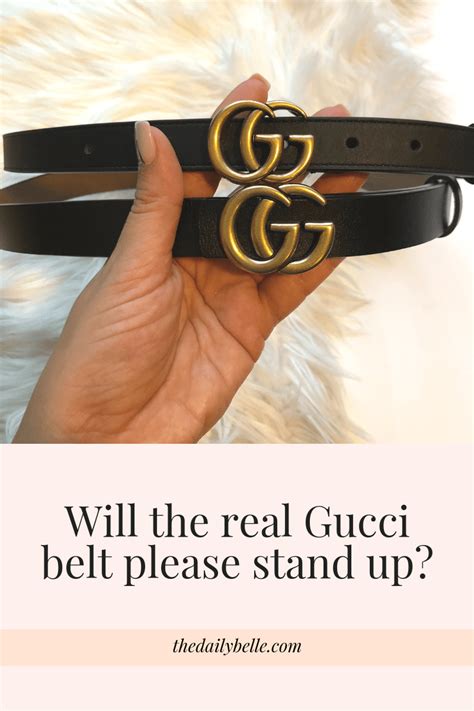 The Difference Between the Real Gucci Belt and the Fake One - The Daily Belle