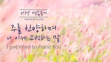 [1시간 연속듣기] 주를 찬양하며 피아노 CCM 연주/I just Want to Praise You Piano Instrumental(영어가사/lyrics) - YouTube