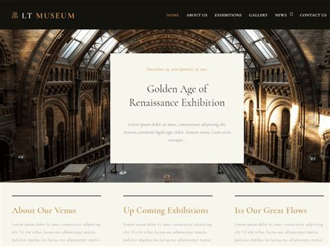 Free LT Museum WordPress Theme: Download & Review - JustFreeWPThemes