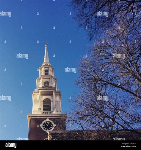 Park Street Church, Boston, Massachusetts, United States Stock Photo ...