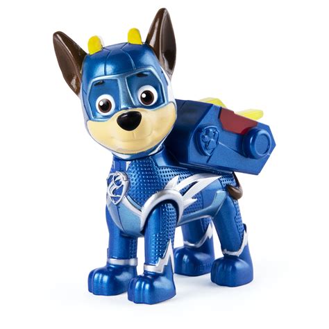 PAW Patrol, Mighty Pups Super PAWs Chase Figure with Transforming ...