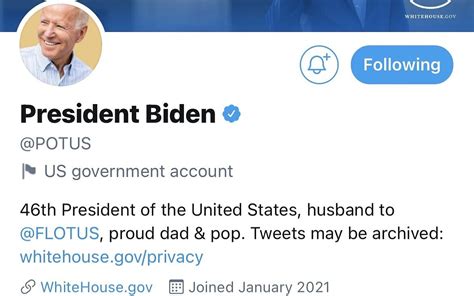 With Trump gone, Twitter gives Biden control of presidential account ...