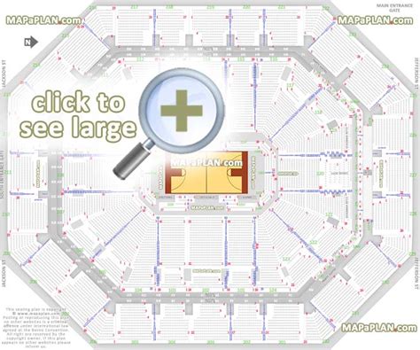 Footprint Center Arena seat & row numbers detailed seating chart ...