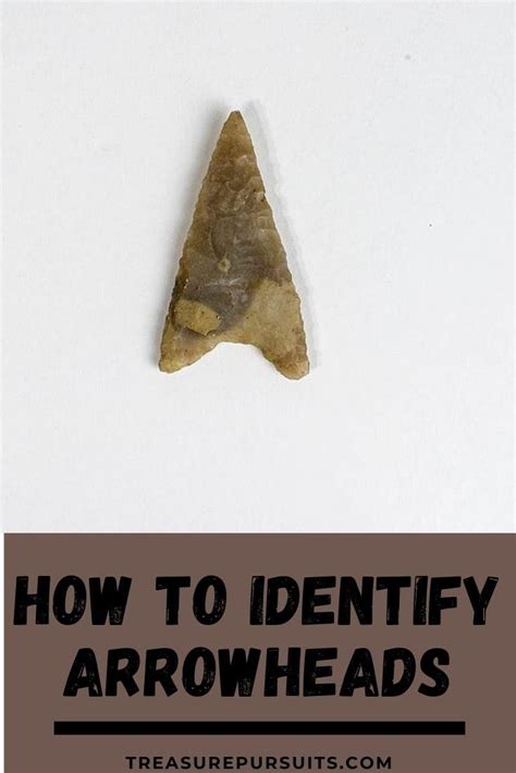 Valuable Arrowhead Identification Chart