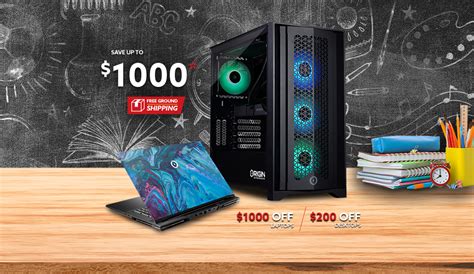 Back To School Savings on ORIGIN PC Desktops and Laptops | ORIGIN PC News