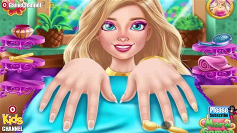 Barbie Nail Salon Video - Barbie, Salon, Care Games - Videos games for ...