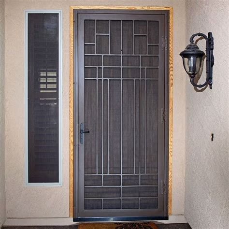 Incredible security door. Screen Penasco Security Screen Door Source: http://www.firstimpres ...