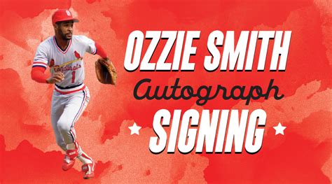 Ozzie Smith Autograph Signing – Dave and Adam's Store