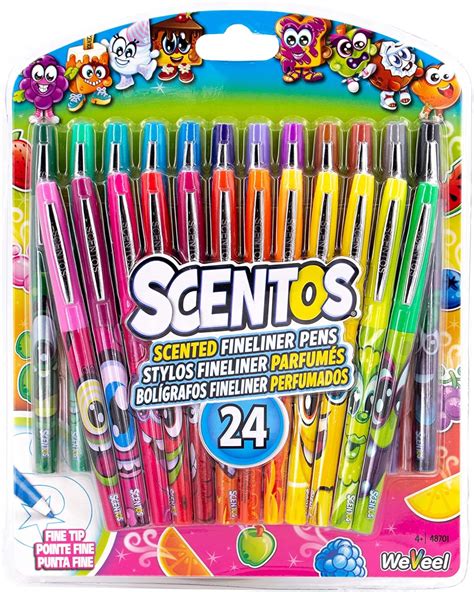 Scentos Scented Fine Line Pens - Assorted Colors - 24 Pack in Nepal at ...