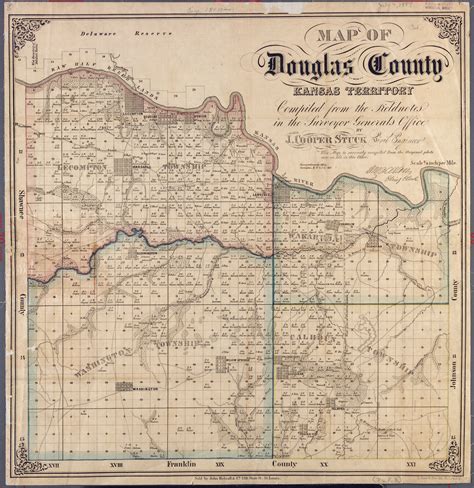 Map of Douglas County, Kansas - Kansas Memory - Kansas Historical Society