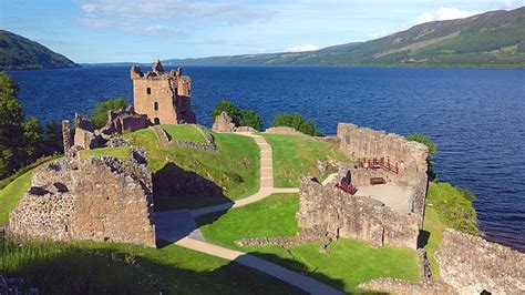 Urquhart Castle Loch Ness Scotland River Mountain HD Travel Wallpapers | HD Wallpapers | ID #88963