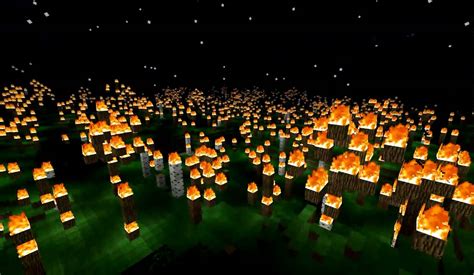 Minecraft Big Forest Fire On SMP - YouTube