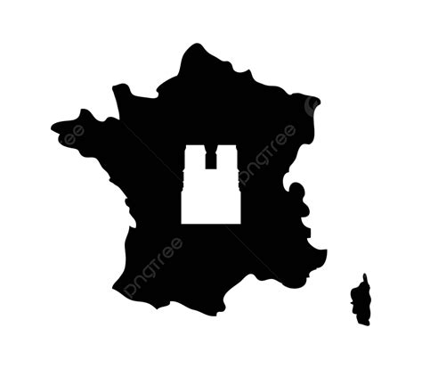 France Map Isolated Travel Contour Vector, Isolated, Travel, Contour ...