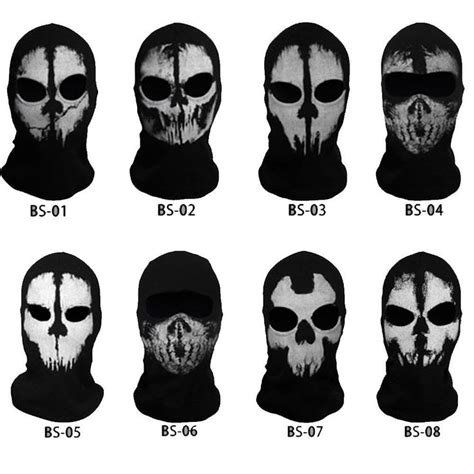 Cod Call Of Duty Ghost Recon Full Ski Face Mask Balaclava Snowboard ...