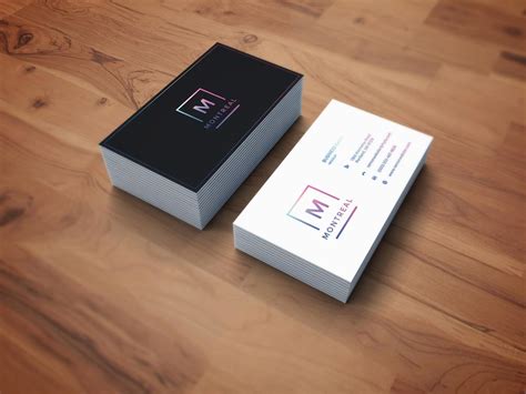 Free Photorealistic Business Card Mockup | Mockuptree