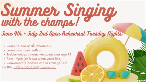 Summer Singing With The Champs! — Gateway