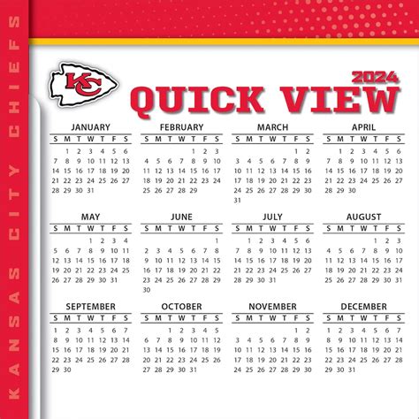 Kansas City Chiefs Schedule 2024 Printable - Kippy Merrill