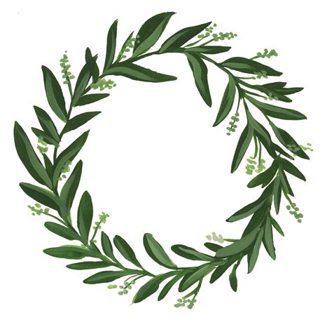 Greenery Wreath Print and Cut File - Snap Click Supply Co.