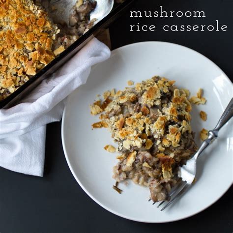 Cheesy Mushroom and Wild Rice Casserole - Chattavore