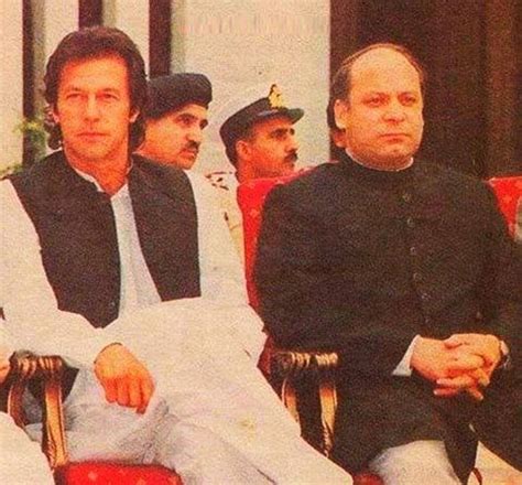 Mian Nawaz Sharif With Imran Khan An Old Photo - Political Images & Photos