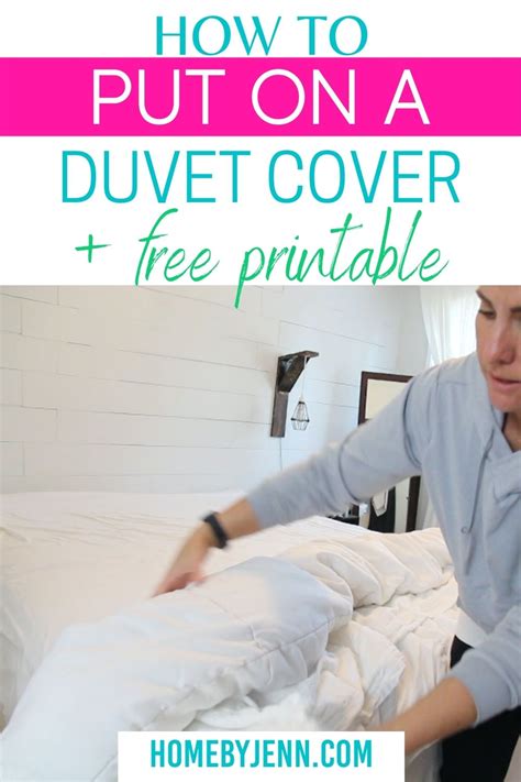 How to Put on a Duvet Cover | Duvet covers, Duvet, Cover