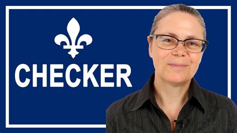 Parles-tu québécois? CHECKER – Wandering French