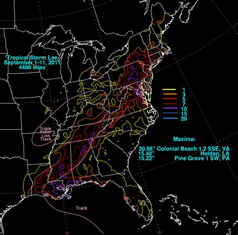 Tropical Storm Lee - September 1-11, 2011