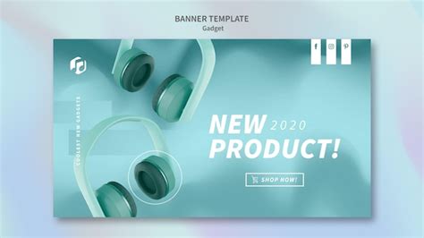 Gadget concept banner template | Free PSD File