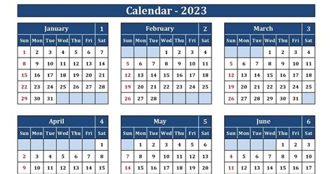 Ready-To-Use Printable Calendar 2023 - MSOfficeGeek