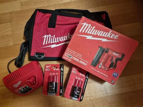 Milwaukee M12 23 Gauge Pin Nail Gun Kit For Sale in Ferrybank ...