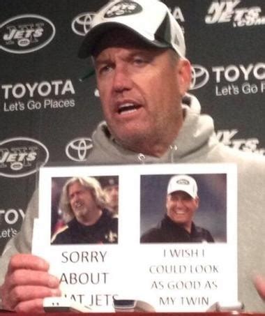 Jets coach Rex Ryan jabs, praises twin brother Rob, the Saints ...