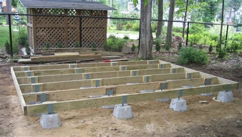 How to Build a Shed Foundation with Deck Blocks