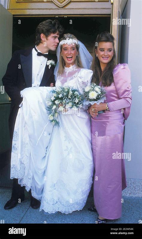 Kyle Richards and C. Thomas Howell with Kim Richards the Wedding of Kim ...