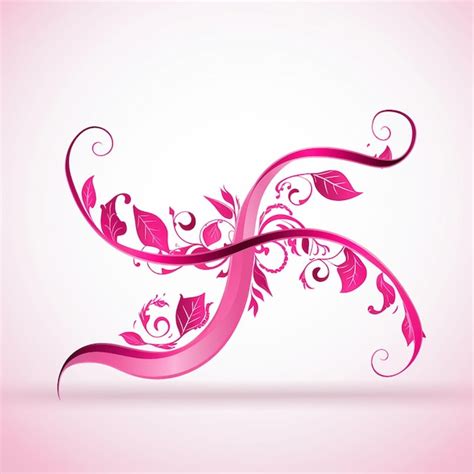 Premium AI Image | Pink Ribbon Symbol of Hope and Strength