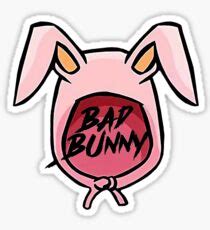 Bad Bunny: Stickers | Redbubble