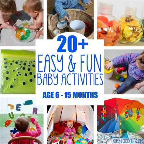 20+ Fun & Easy Baby Activities - Busy Toddler